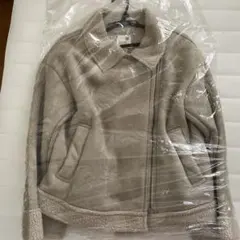 earth ムートン風ジャケット ベージュ