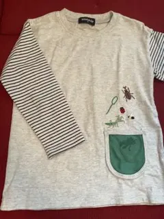 klädkåp 110 昆虫刺繍 長袖Tシャツのサムネイル