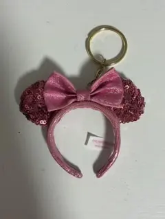ミニーマウス キーホルダー ピンク