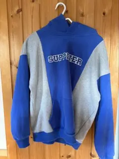 希少XL　Supreme 19FW Paneled Arc パーカー　ブルー 希少XL Supreme 19FW Paneled Arc パーカー ブルー - メルカリ