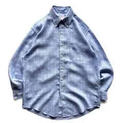 【美品】Brooks Brothersリネン100%BD長袖シャツ/ M
