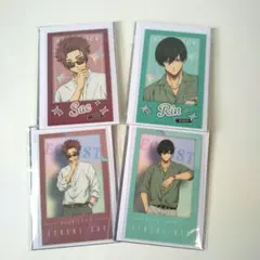 ブルーロック 糸師冴 糸師凛 ラウンドワン ミニフォトカード4点まとめ 糸師兄弟