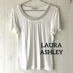 LAURA ASHLEY ローラアシュレイ　カットソー ビーズ　ストレッチのサムネイル
