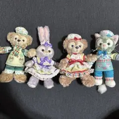 ダッフィー ほか ハートウォーミングデイズ ぬいぐるみバッジ まとめ売り