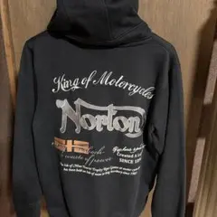 nortonパーカーブラックサイズ表記L