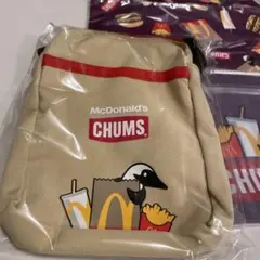 CHUMS マクドナルド　ショルダーバッグ　ポーチ　クリーナー