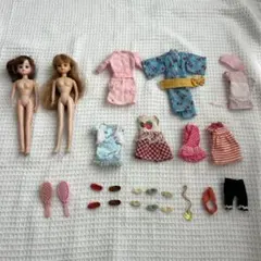 リカちゃん人形2体・着せ替え服・靴・アクセサリー等 まとめ売り