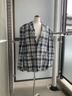 Polo by Ralph Lauren チェック柄 テーラードジャケット XL