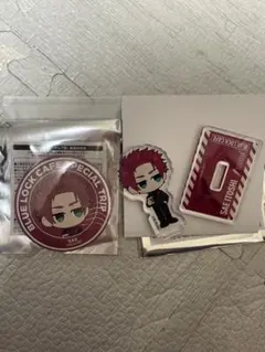 ブルーロックカフェ　ミニアクリルスタンド&缶バッジ　糸師冴