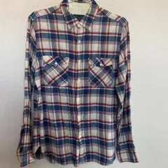 トゥモローランド BLUE WORK チェック柄長袖シャツ