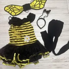 キッズコスチューム　ミツバチ　美品８-10歳　5点セット
