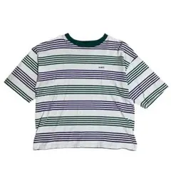 【x-girl 】半袖ストライプTシャツ/M/エックスガール