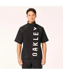 ☆OAKLEY オークリー ロゴ プリント 半袖 ジャケット シャツ/S☆新品のサムネイル