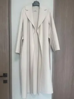 S Max Mara ベージュ ロングコートクチアートアマーノ　42のサムネイル