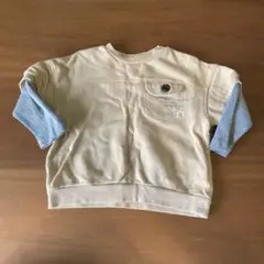 ベージュトレーナー 80サイズ