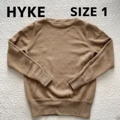 HYKE ボートネック ニット サイズ1 ベージュ ウールのサムネイル