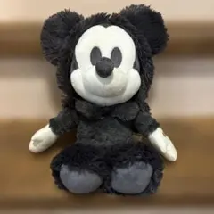 ディズニー ミッキーマウス ぬいぐるみ 大きい ブラック - メルカリ