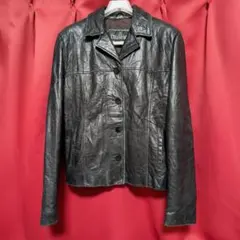 古着 ヴィンテージ レザー ジャケット ライダース 短丈