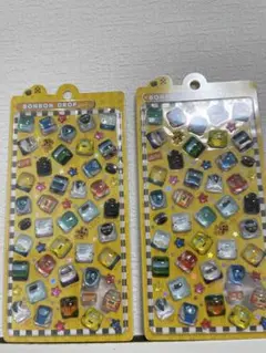 早い者勝‼️◎即日発送◎ 電車 ボンボンドロップ シール 2枚セット　プチトレイン