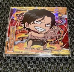 ワンピース大海賊シールウエハースLOG.２　ポートガス・Ｄ・エース　開封済み