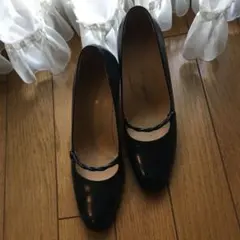 銀座　ヨシノヤ　　パンプス 黒