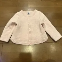 PETIT BATEAU ピンクカーディガン 24m 86cm