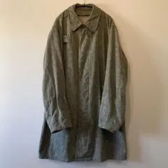 ミリタリー　ロングコート　軍モノ　カモフラ　XL