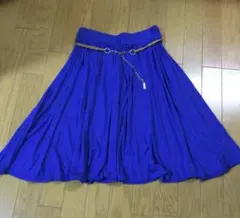 値下げノーリーズ ソフィ　フレアスカート青　Ｍ　38 NOLLY’S Sophiのサムネイル