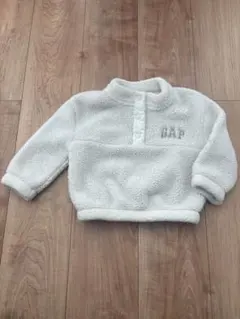 baby GAP 90ボアフリース トップス　ホワイト