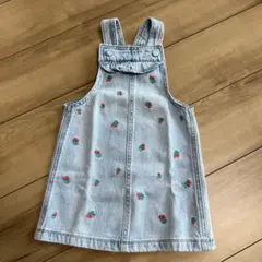 GAP チェリーパターン ジャンバースカート 3歳用