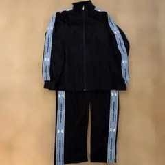 アンダーアーマー トラックスーツ 上下セット MD ブラック×サックス