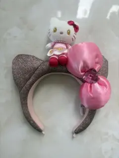 キティちゃん ぬいぐるみ付きカチューシャ