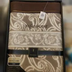 新品未使用　カシミヤ入ウール毛布のサムネイル