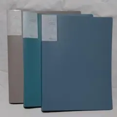 未使用 BASIC COLOR 年賀状用ファイル 80ポケット 3冊セットのサムネイル