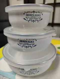 QUEEN ALICE 保存容器 3点セット　ホーロー