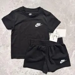 新品★86~92cm 90cm NIKE ナイキ セットアップ 半袖 黒のサムネイル