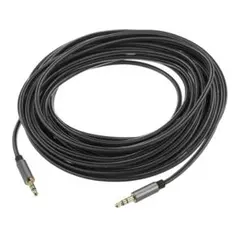 3.5mm AUXステレオ オーディオケーブル 10m ブラック