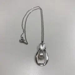 MIKIMOTO イニシャルM パール付 ネックレス - メルカリ