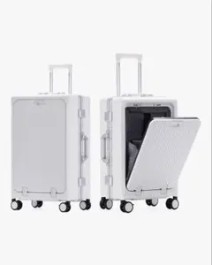 新品 ChicCarry 白 子供が乗れるキャリーケース スーツケース - メルカリ