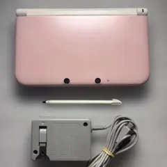 ニンテンドー3DS LL ピンクホワイト本体　訳あり