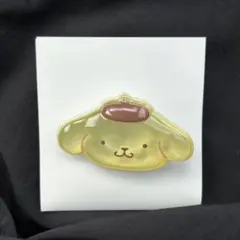 サンリオ　サンリオキャラクターズ　ポムポムプリン　ぷっくりったいバッジ　しまむら