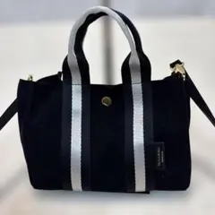 美品　VIOLAd'ORO 2way ショルダーバッグ ブラックのサムネイル