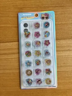 キラコロ　おはじきシール　日焼けキティ