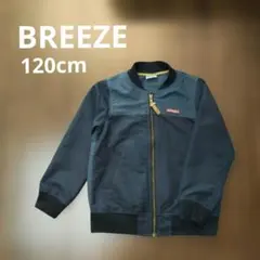 BREEZE MA-1 薄手ジャケット ネイビー 120