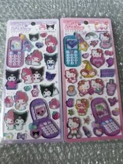 平成はっぴーフォン サンリオ　キティ　マイメロ　クロミ　新品　正規品