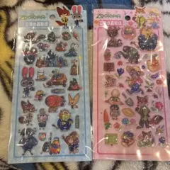 ズートピア　ウォーターシール　ボンボンドロップシール　立体シール