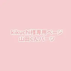 kikuchi様専用ページ