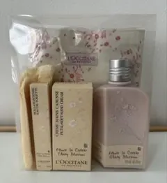 ロクシタン チェリーブロッサム ハンドクリーム ボディミルク ロールタッチ 新品