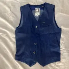 G-STAR RAW ネイビー デニムベスト　S