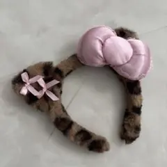 ヒョウ柄 ハローキティ カチューシャ USJ